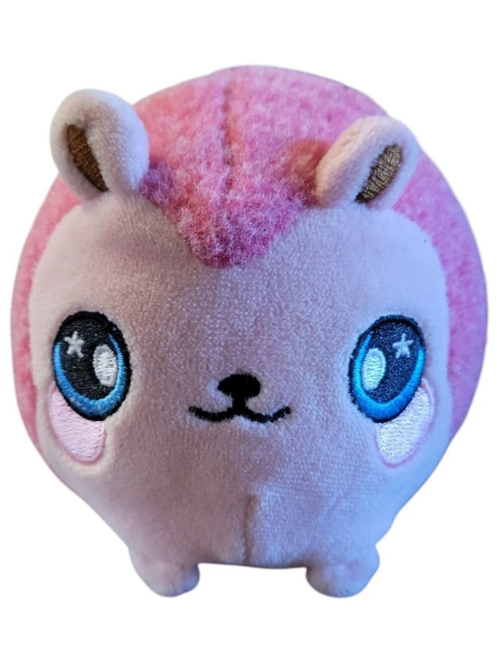 2018 Squeezamals Pink Plush Hopey Hedgehog 3.5" Slow-Rise Foam Stress Relief
